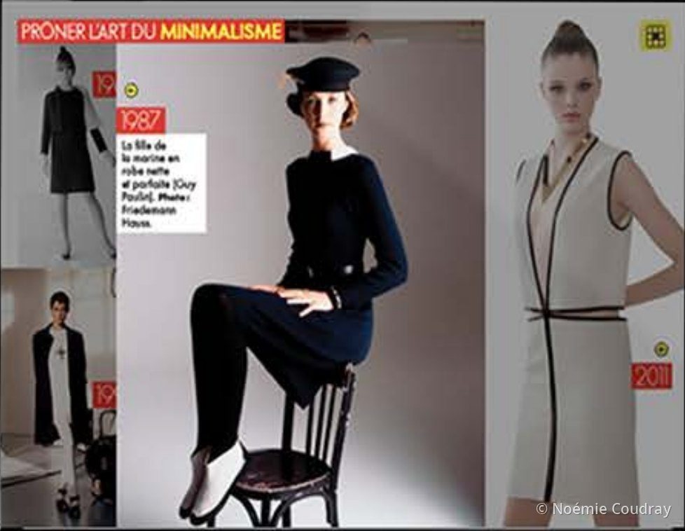 Screen “The art of minimalism”, 1987 to 2011