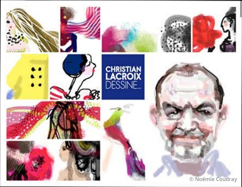 Screen “Christian Lacroix draws”